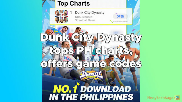 Dunk City Dynasty tops PH charts, offers game codes